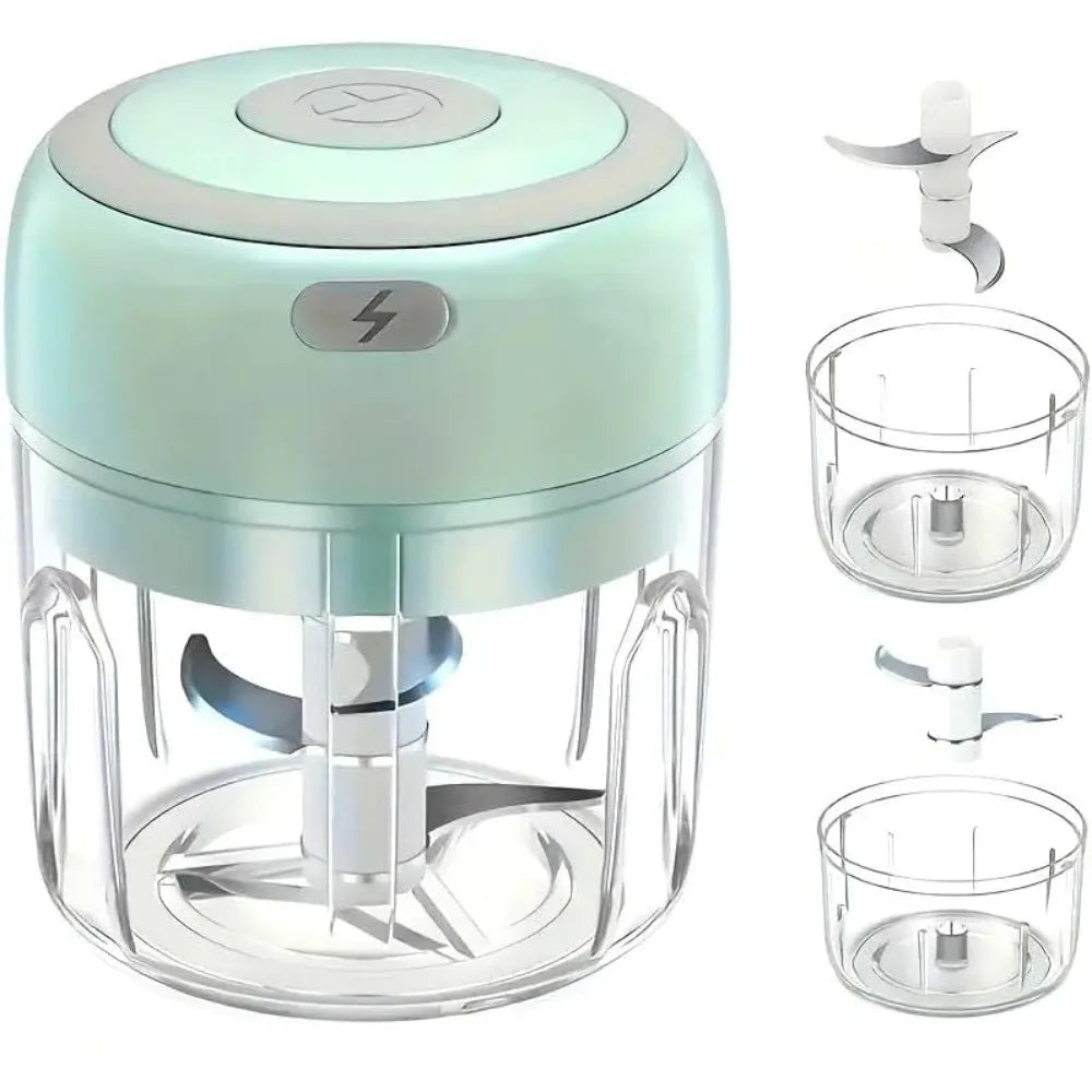 Electric Garlic Mincer 250ML Vegetable Chopper Food