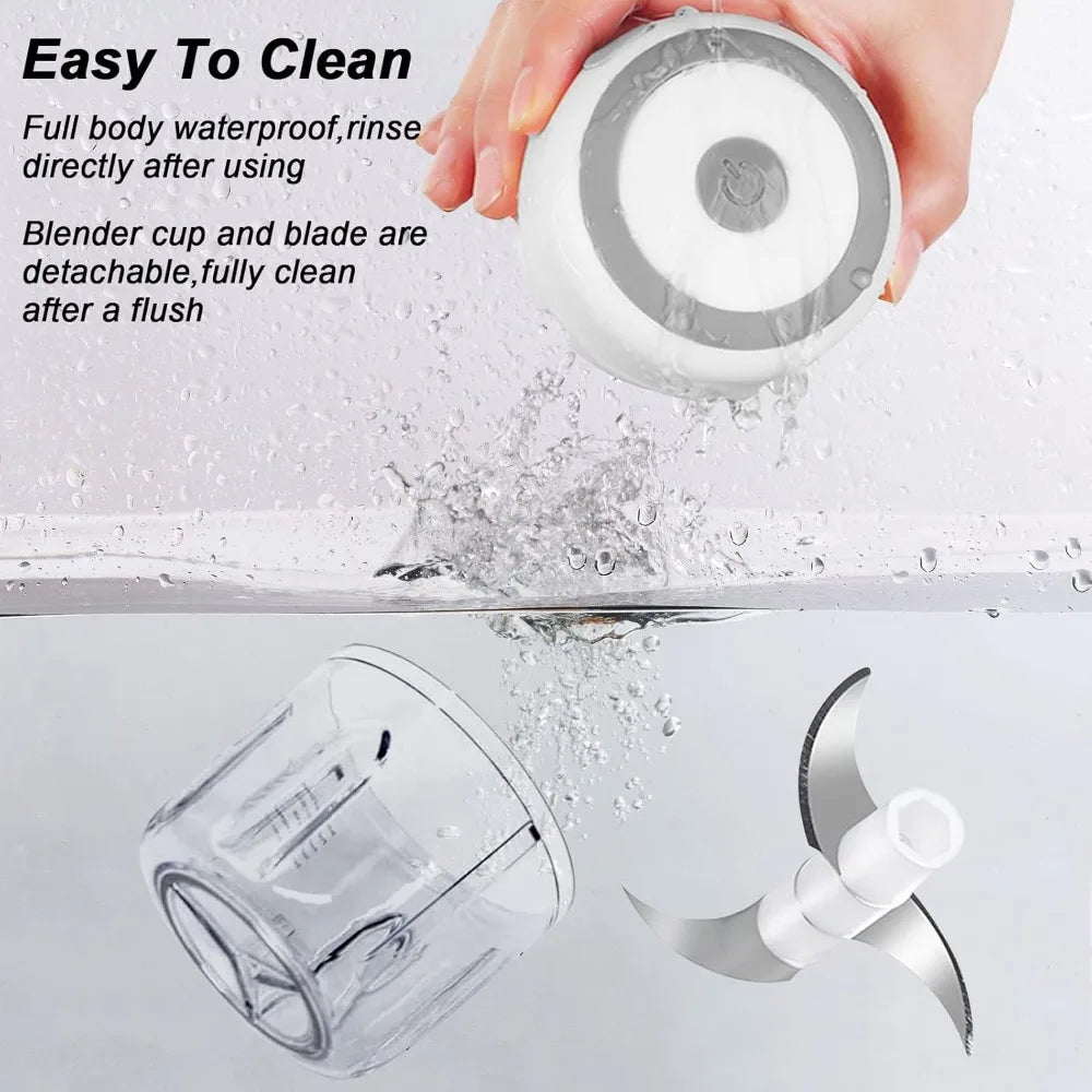 Electric Garlic Mincer 250ML Vegetable Chopper Food
