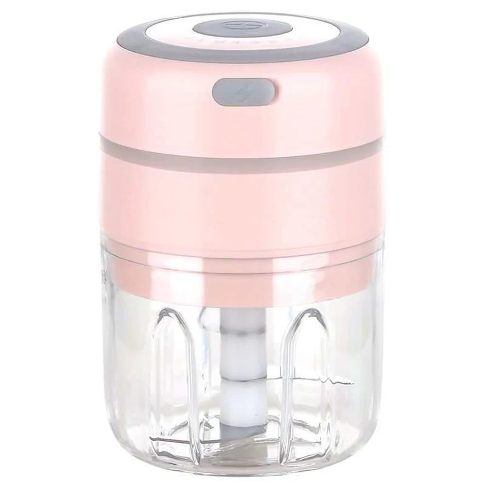 Electric Mini Garlic Chopper  Portable Cordless Vegetable
