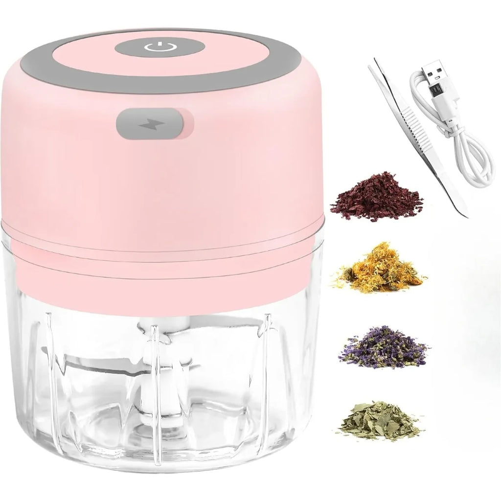 Electric Mini Garlic Chopper  Portable Cordless Vegetable
