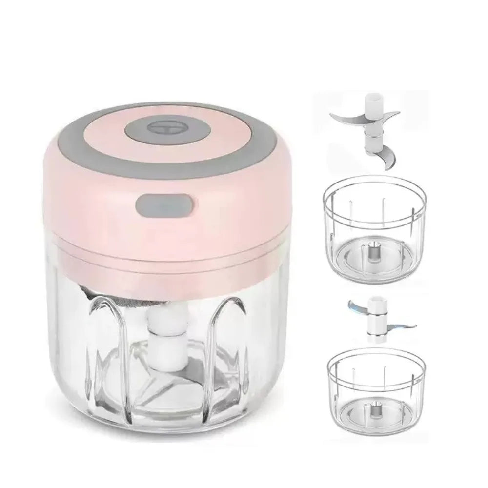Electric Garlic Mincer 250ML Vegetable Chopper Food