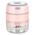 Electric Mini Garlic Chopper  Portable Cordless Vegetable